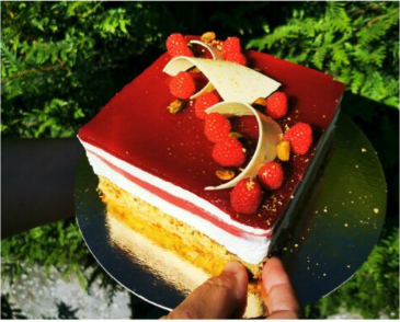 Le Pistache Framboise