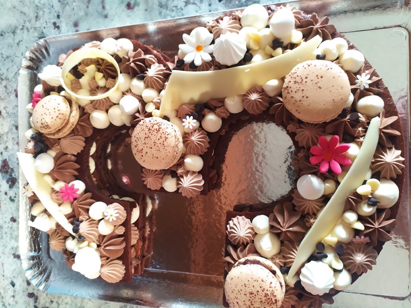 Number Cake 3 Chocolats
