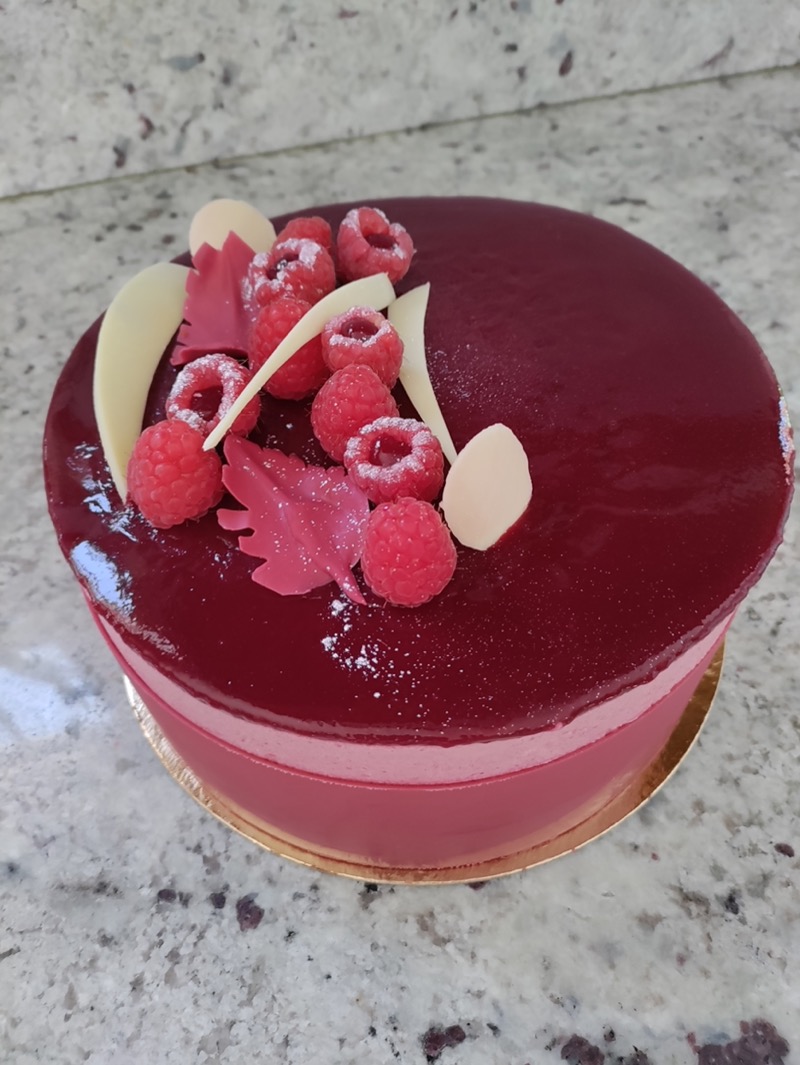 Bavarois Kiwi-Framboise