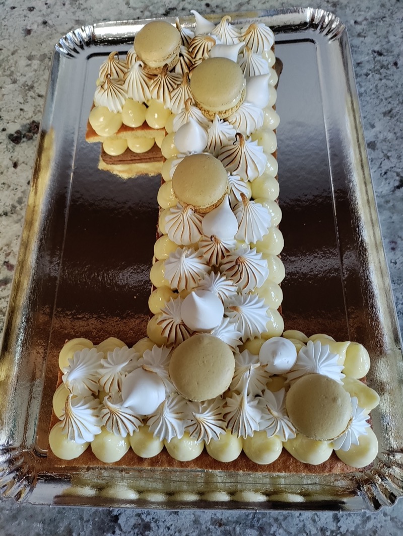 Number Cake Citron Meringué