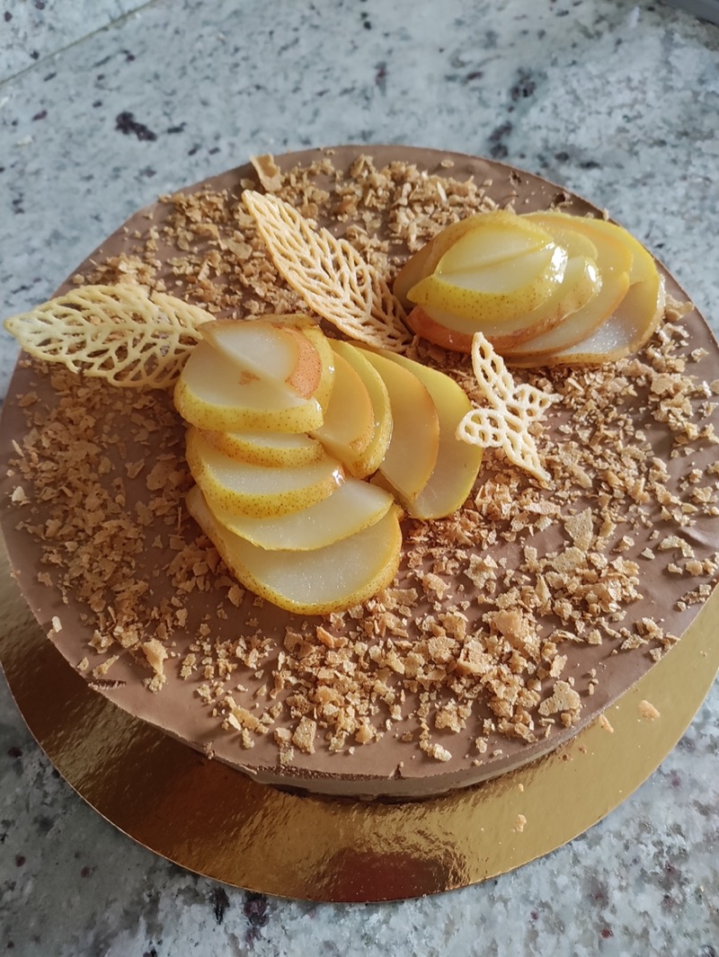 Entremet Vanille Pomme Façon Tatin