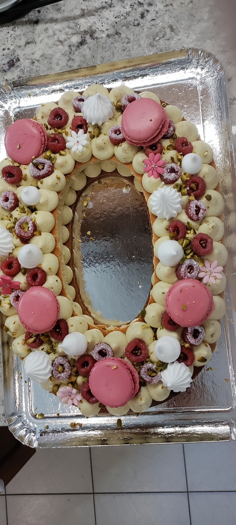 Coeur Cake Pistache Framboises